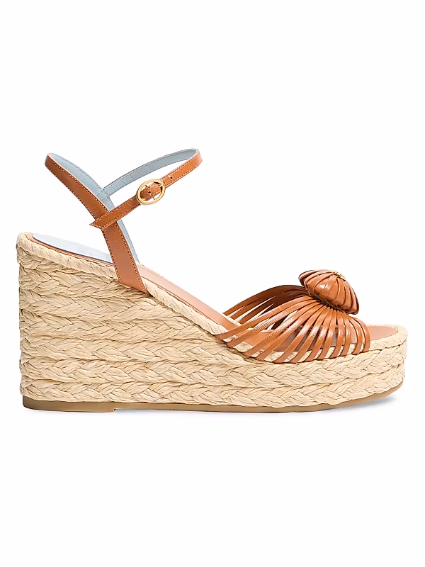 Royal 100MM Wedge Kidskin Sandal