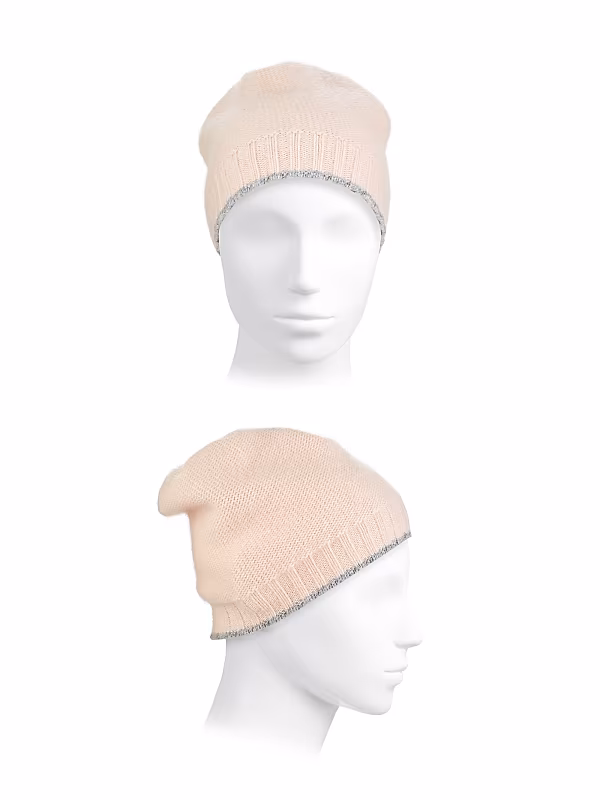 Cashmere Slouchy Beanie - View 2