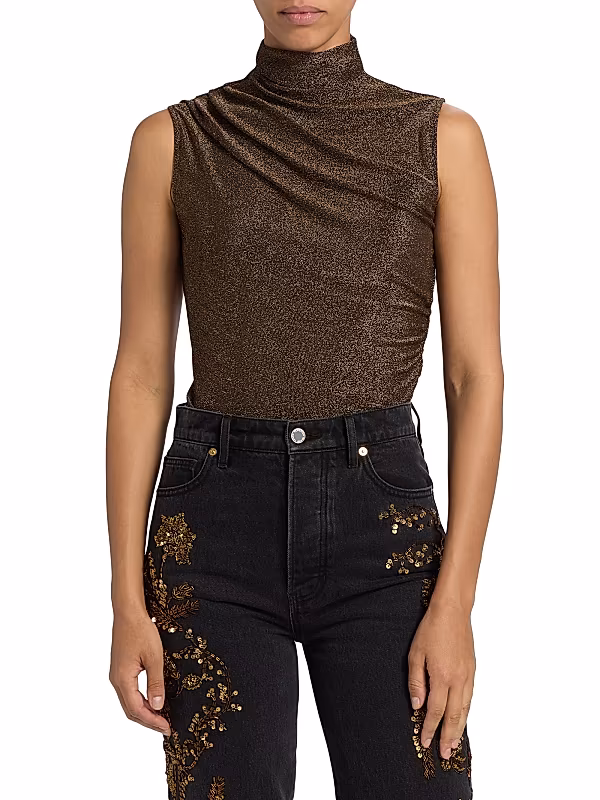 Mylie Metallic Sleeveless Top - View 3