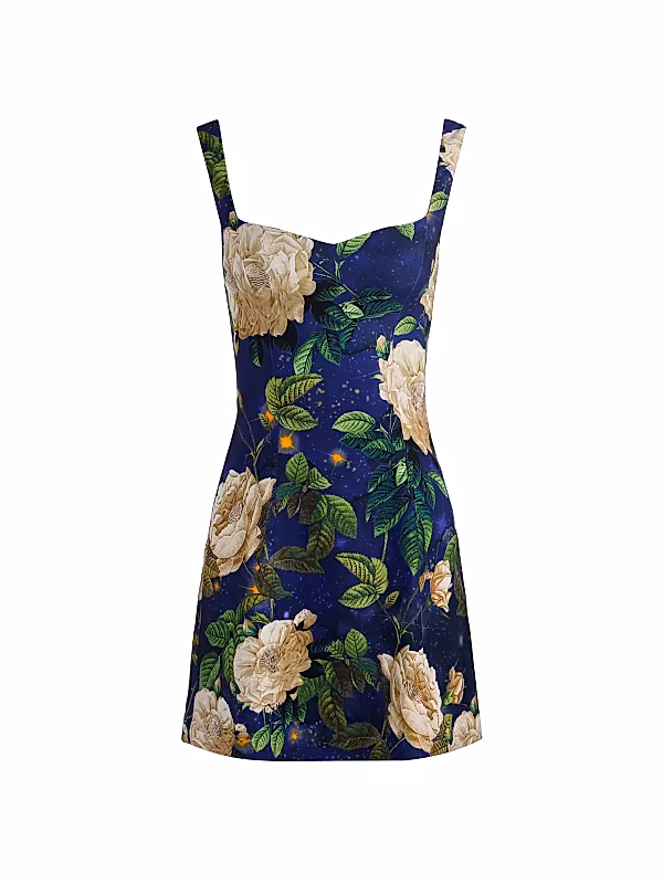 Eve Floral Sweetheart Minidress